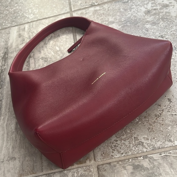 NEW Mansur Gavriel Small Soft Candy Shoulder Bag in Burgundy, Quiet Luxury! - Picture 9 of 15